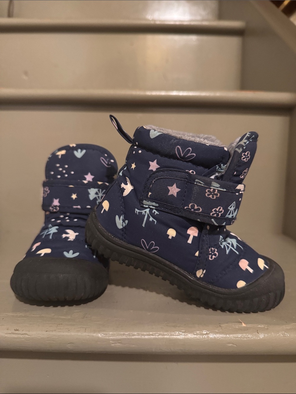 Kids Winter Boots with Easy Strap